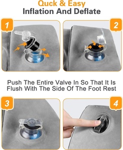 <span class=keywords><strong>Coussin</strong></span> de voyage <span class=keywords><strong>gonflable</strong></span> portable JYM, hauteur réglable, adapté <span class=keywords><strong>pour</strong></span> la maison, le bureau et les voyages - Product Image 4