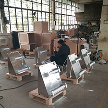 CHEF PROSENTIALS <span class=keywords><strong>DR</strong></span>-3V Elektrische Teigmaschine, 18 Zoll Vertikaler Tischmodell-Hersteller Edelstahl Gewerbliche Pizza-Teigausrollmaschine - Product Image 4