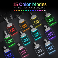 Fábrica de Etiquetas de Nombre Personalizadas, Lote de Tarjetas de Identificación Acrílicas LED con Cordón, Estilo de Credencial para Personal, para Eventos, Control de Asistencia, Trabajadores de Comercio Minorista, Promoción