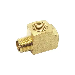 NPT Thread Barstock Brass Male Run Tee Female Male Adapter Fittings