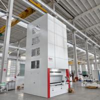 Système de stockage vertical VLM certifié CE, système de rayonnage intelligent avec technologie Pick-to-Light pour la gestion des stocks en entrepôt