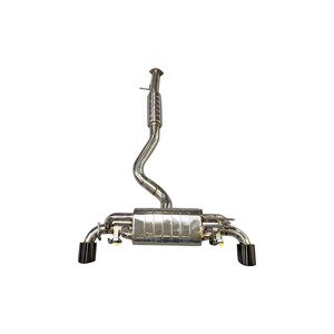 Sistema de Escape Catback Valvetronic de Alto Rendimiento para <span class=keywords><strong>GR</strong></span> <span class=keywords><strong>YARIS</strong></span> <span class=keywords><strong>2020</strong></span>+ con Puntas Negras de Acero Inoxidable 304 de 1.5 mm de Espesor - Product Image 1