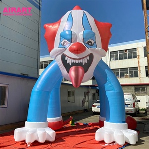 Arco Inflable de Payaso Terrorífico de Circo <span class=keywords><strong>Encantado</strong></span>, Alquiler para Eventos, Payaso Inflable de Grado Comercial con Lengua, Arco Inflable Divertido de Payaso con 4 Patas - Product Image 3