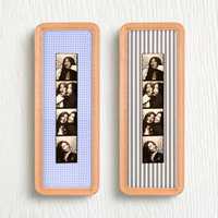 Marco de Fotos de Madera Sólida con Esquinas Redondeadas, Personalizado de Fábrica, Marco de Madera con Paspartú de Color Personalizado, Marco Decorativo para Fotos OEM