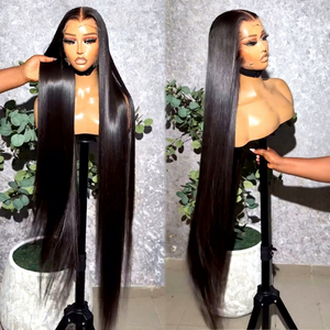 Peluca de Cabello Humano Vietnamita 13x6 sin Pegamento, HD Transparente, 100% Virgen, Cutícula Alineada, Liso, sin Caída - Product Image 3