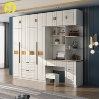 Meilleures Armoires Modernes en Bois, Rangement de Vêtements, Commodes, Coiffeuses Murales en Panneaux de Particules pour Chambre à Coucher