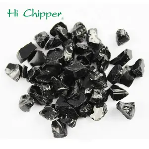 Wholesale Crushed Colored Glass Dark Amber