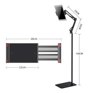 Muebles de sala de estar modernos económicos Soporte de suelo para teléfono móvil Carro de <span class=keywords><strong>TV</strong></span> universal con hardware funcional ajustable en altura - Product Image 2