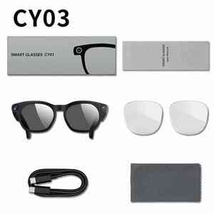 Gafas Inteligentes con Cámara IA CY03 2026, con 8 Millones de Píxeles, Resolución 1080P, Altavoz Dual para Llamadas Nítidas, Batería de Larga Duración de 290 mAh - Product Image 1