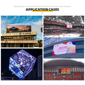 Led hiển thị quảng cáo màn hình tùy chỉnh kích thước ngoài trời màn hình quảng cáo màu đen LED hiển thị màn hình quảng cáo cho thương mại - Product Image 6