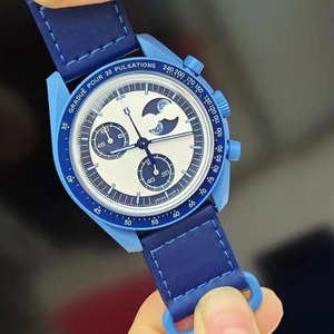 Nuovo Orologio Co-branded a Tre Quadranti con Cinturino in Nylon, Orologio al Quarzo da <span class=keywords><strong>Uomo</strong></span>, Orologio Sportivo da Regalo - Product Image 1