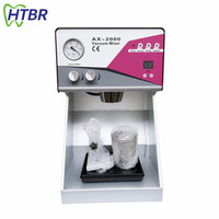 Dental-Labor 2-in-1 Vibrator 2000C+ Gipsmischmaschine 150W Stufenlose Geschwindigkeitsregelung Dualer Dental-Vakuummischer Vibrator