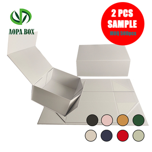Caja Rígida Personalizable <span class=keywords><strong>para</strong></span> Cuidado de la Piel, Suero, Rubor, Pelucas, Cosméticos, Cierre Magnético, Forro de Satén, Logotipo Dorado Estampado en Caliente, Lujo - Product Image 4