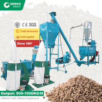 Nouvelle ligne de production de granulés d'aliments aquatiques en acier inoxydable pour carpes herbivores, carpes crucianes, tilapias, poissons-chats, poissons-tête-de-serpent, groupers - 600-1000 kg/h