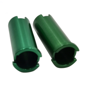 Service de tournage et fraisage CNC de précision sur mesure OEM pour accessoires de bâtons de trekking, pièce tournée CNC anodisée verte - Product Image 4