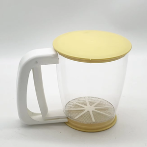 Wholesale Multifunctional Low MOQ Handheld Flour Sieve Set with Fine <b>Plastic</b> <b>Mesh</b> for Pastry Cake Decorating Needs - Product Image 2