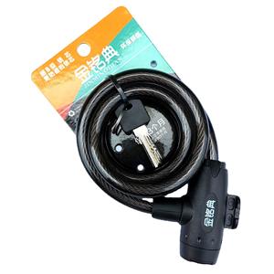 Antivol de vélo en acier Jinmingdian 120 cm, résistant à la rouille, avec clé pour VTT - Product Image 1