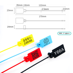 Tùy Chỉnh Dùng Một Lần Nhựa May An Ninh Con Dấu Treo Thẻ Zip Tie Cho Quần Áo Túi Phí Miễn Phí Tùy Chỉnh In Ấn Logo - Product Image 3