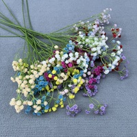 Décoration de fête de mariage à domicile, 108 têtes de fleurs de gypsophile, fleurs de gypsophile au toucher réel, fleurs artificielles de gypsophile