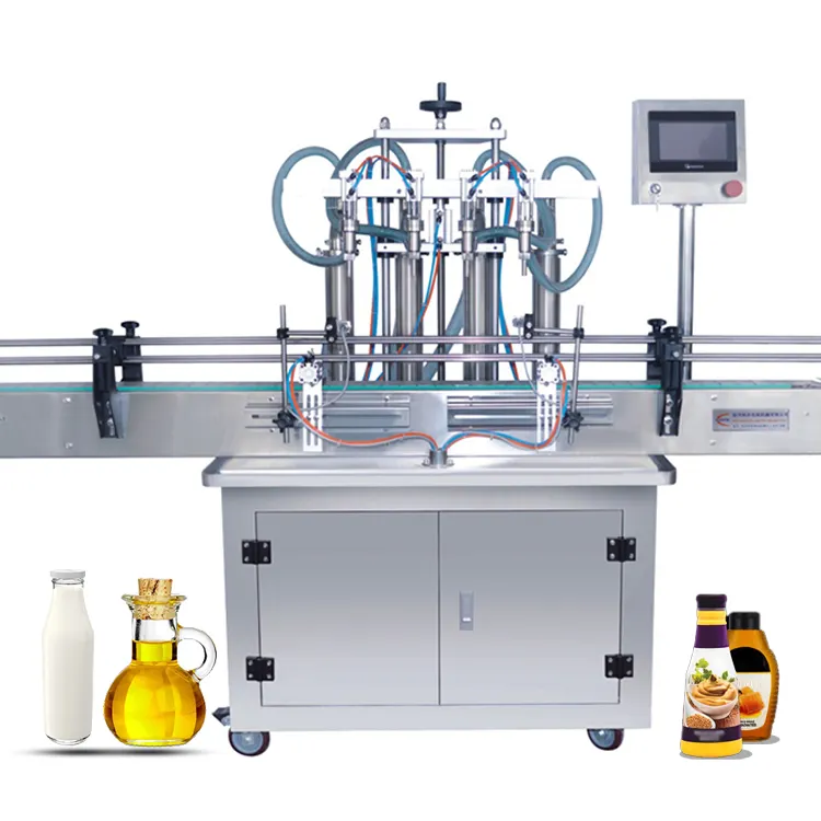 Linea di produzione di riempimento automatica di olio di cocco di girasole vegetale nuovissima linea di trasformazione riempitrice di bottiglie