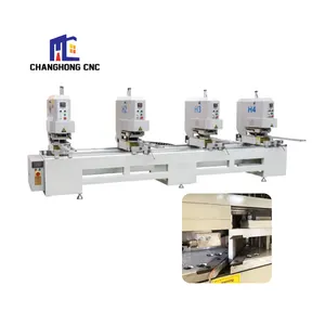 Machine à souder à quatre têtes pour portes à vendre Fenêtre et porte Upvc sans couture fournie CHANGHONG CNC 150 100% facile à utiliser 4.5kw