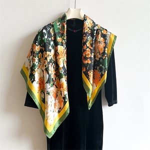 Écharpe légère en lin et soie bleu <span class=keywords><strong>dégradé</strong></span> pour femmes, châle doux à franges - Product Image 6