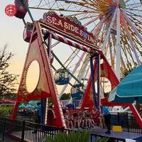 Équipement de parc d'attractions extérieur intéressant, manèges de fête foraine pour enfants, balançoires Happy Sky pour parcs à thème