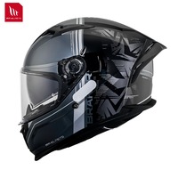Casque de moto intégral MTHELMETS BRAKERSV en ABS, à libération rapide, certifié DOT/ECE/CCC, toutes saisons, logo personnalisé OEM/ODM