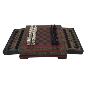 <span class=keywords><strong>Ajedrez</strong></span> Antiguo <span class=keywords><strong>3D</strong></span>, Piezas de <span class=keywords><strong>Ajedrez</strong></span> de Terracota, <span class=keywords><strong>Ajedrez</strong></span> de Mesa de Madera Retro Hecho a Mano, Regalo para Halloween/Día de Acción de Gracias/Navidad - Product Image 5