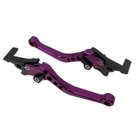 Levier de frein à double disque réglable pour moto, accessoires de modification pour scooters et vélos électriques D7YA GY6, pièces modifiées