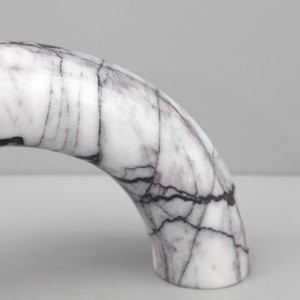 Présentoir comptoir pierre travertin naturel moderne Décoration maison Vase fleurs mosaïque marbre Décoration Vase mosaïque - Product Image 2