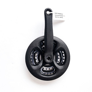 Vélo de montagne en gros, vitesse variable, ensemble complet de trois pièces à disque denté, trois vitesses réglables, manivelle en plastique, chaîne de vélo - Product Image 2