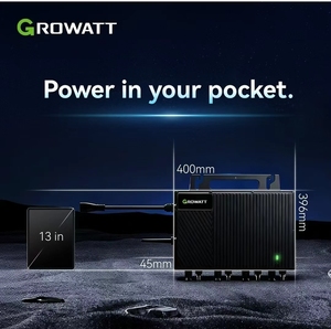 Microinversor Growatt 1600W 2000W 2.25KW 2.5KW <span class=keywords><strong>con</strong></span> WIFI, Microinversor Fotovoltaico de 4 MPPT para Sistema Solar de Balcón - Product Image 5