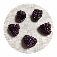 100pcs Simulation Mini Framboise Fruit Maison De Poupée Résine Ornement Meubles Maison Jardin Décor