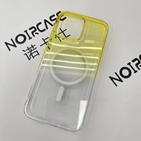 Casing ponsel magnetik gradien mewah, penutup belakang ponsel PC Glitter Bling untuk iPhone 17 Pro Max 17 Air 16 15 14 13 12 11