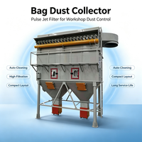 Système de filtration à sacs industriel Pulse Baghouse PPH avec filtre à sacs pour l'exploitation minière