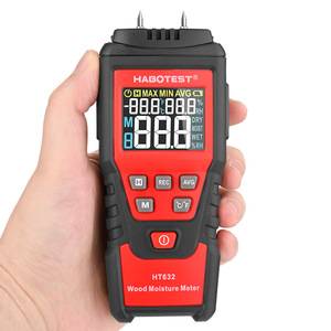 Humidimètre numérique portable Habotest HT632 pour le bois et le papier - Product Image 2