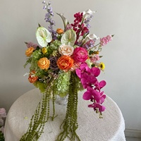 Kunstmatige Fabriek Groothandel Wit Aanpassen Nieuwste Ontwerpen Bloem Bal Centerpieces Voor Bruiloft Decoratie Voor Feest Evenement