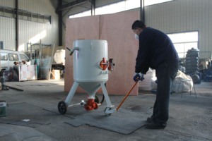 Réservoir de sablage mobile à bas prix, haute pression, industriel, portable, pour la construction navale et le nettoyage de la rouille - Product Image 4