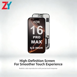 อะไหล่จอ LCD สำหรับโทรศัพท์มือถือ <span class=keywords><strong>iPhone</strong></span> 16 Pro Max หน้าจอสัมผัส LCD คุณภาพสูง - Product Image 1
