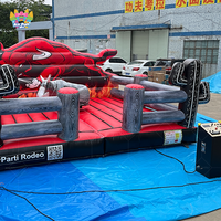 Taureau mécanique gonflable pour adultes, taureau de rodéo, taureau de bucking, en PVC écologique, AirFunPro, à louer