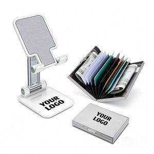 Wholesale Adjut Mobile Holder With Custom Logo <b>Small</b> Business Office Promo <b>Gift</b> Aluminum Alloy Phone Stand Holders - Product Image 1