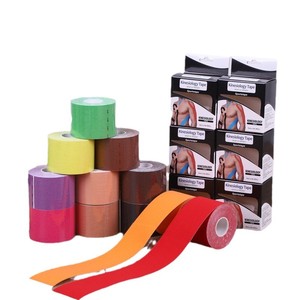 Bande de kinésiologie 5cm x 5m, bande athlétique flexible pour le soutien musculaire sportif, paumes, poignets, genoux, chevilles - Product Image 3