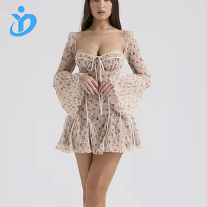 Производитель, Новейшее Модное Элегантное летнее женское модное сексуальное мини-платье с принтом, винтажное вечернее платье - Product Image 1