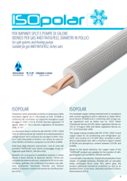 Épaisseur ISOPOLAIRE 0.8 Mm Diamètre extérieur. Tuyau de cuivre isolé de 1/2 po pour systèmes split et pompes de chauffage