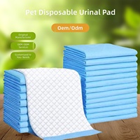 Tapis absorbant biodégradable bleu pour chien, guide d'apprentissage de la propreté, stimulateur de défécation à point fixe, épaissi, contrôle puissant des odeurs, résistant à l'eau