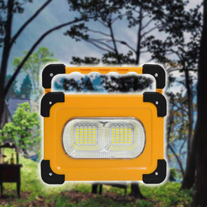 Xách Tay Sạc Led Đèn Pha đứng ngoài trời năng lượng mặt trời làm việc ánh sáng với USB Twin Head ngân hàng điện nam châm giữ & cảnh báo ánh sáng - Product Image 5