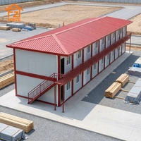 Maison conteneur démontable, maison temporaire portable, bâtiment modulaire préfabriqué, assemblage facile, logement d'urgence en cas de catastrophe