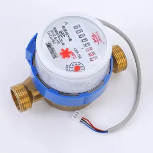 Alta precisión ISO 4064 B Antimagnético Pequeño en tamaño Rueda Tipo Dry-Dial Medidor de agua seca de flujo único frío/caliente