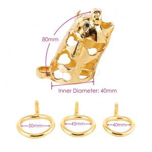 Boîte personnalisée gratuite-Sexy adulte jouet <span class=keywords><strong>cochon</strong></span> monstre bête forme pénis serrure Cage à bite hommes chasteté Cage dispositif - Product Image 5